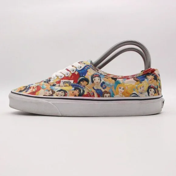 Vans x Disney Princess Shoes Women's 8 Cinderella Snow White Sneaker - Picture 4 of 9